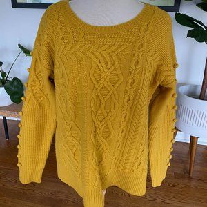 Madewell Wool Sweater: Marigold: Medium